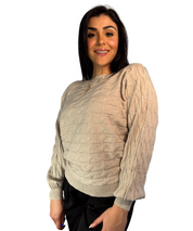Cable Knit Oat Sweater
