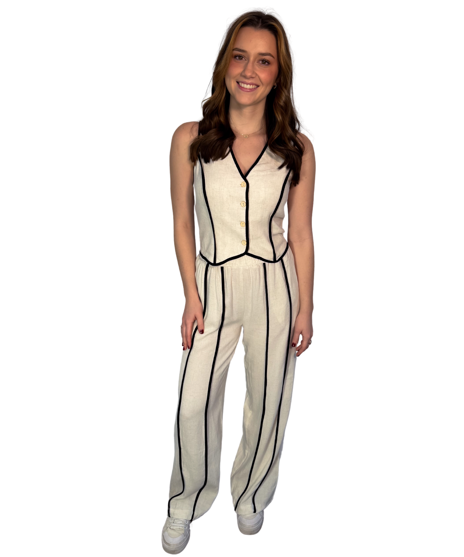Linen Binding Vest
